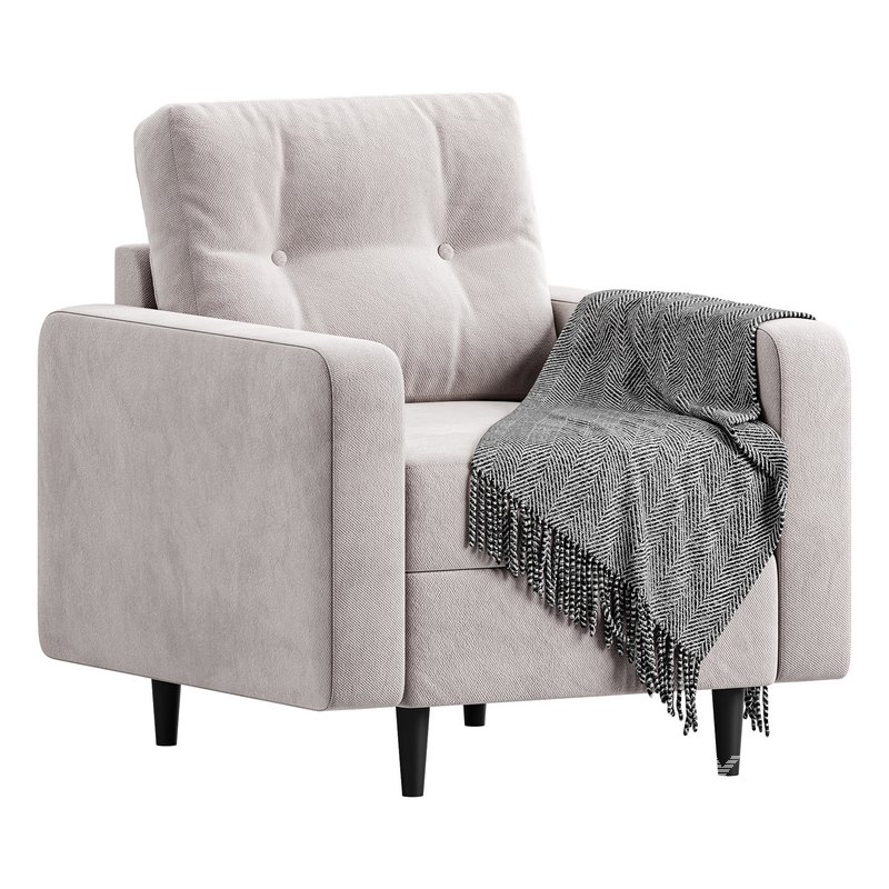 Deans armchair leather - Image 3