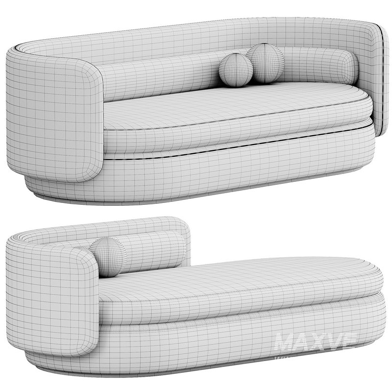 Group Chaise Lounge by Philippe Malouin fo rSCP - Image 4