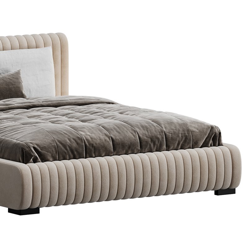 Fabric Stripe Pattern Bed - Image 4