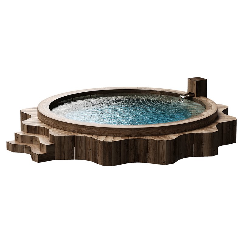 star wooden pool - Image 4