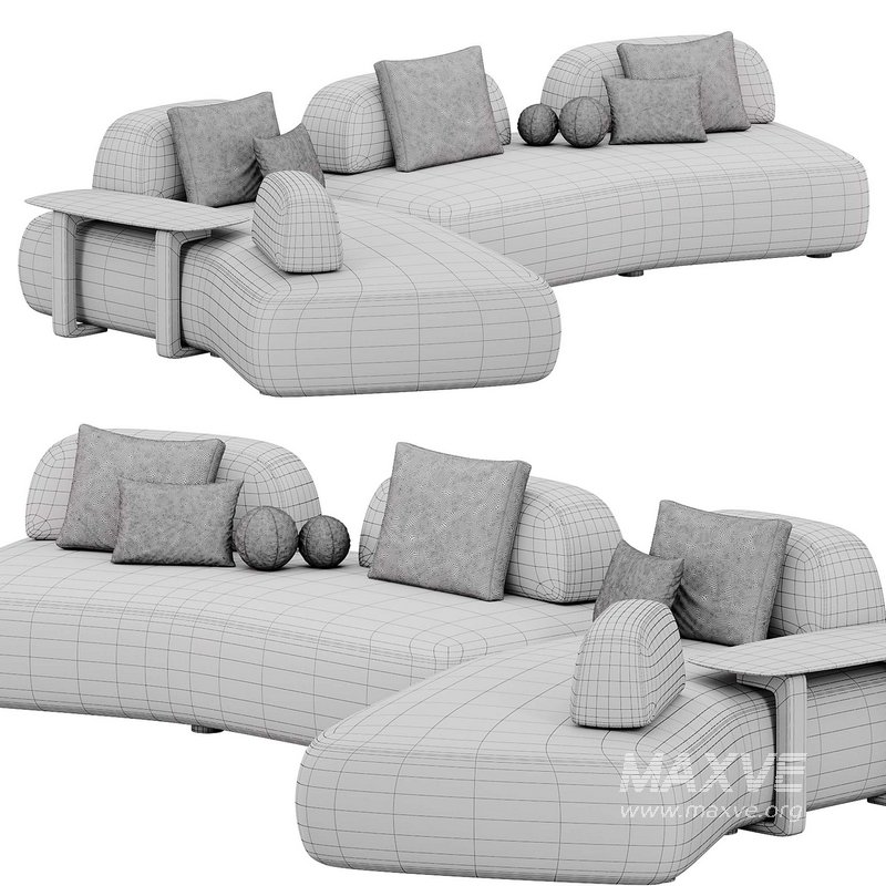 Curve Sofa By Art Nova - Image 4