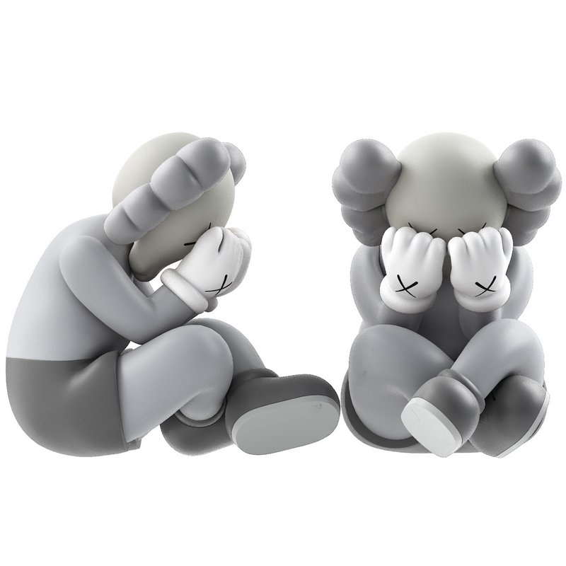 kaws separated vinyl figures collection - Image 4