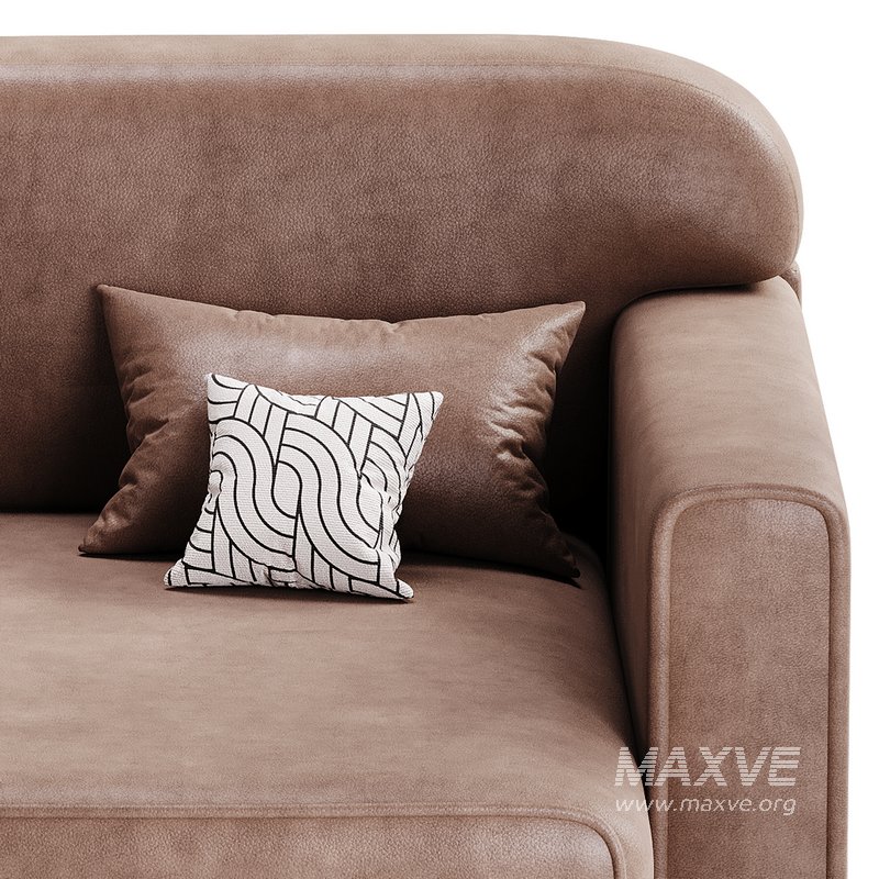 Corner sofa Vienna Bucle White - Image 3