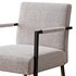 Hatton Steel Frame Boucle Accent Chair-Grey - Thumbnail 5