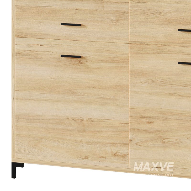 Cleveland-2 Wood White Cabinet - Image 2