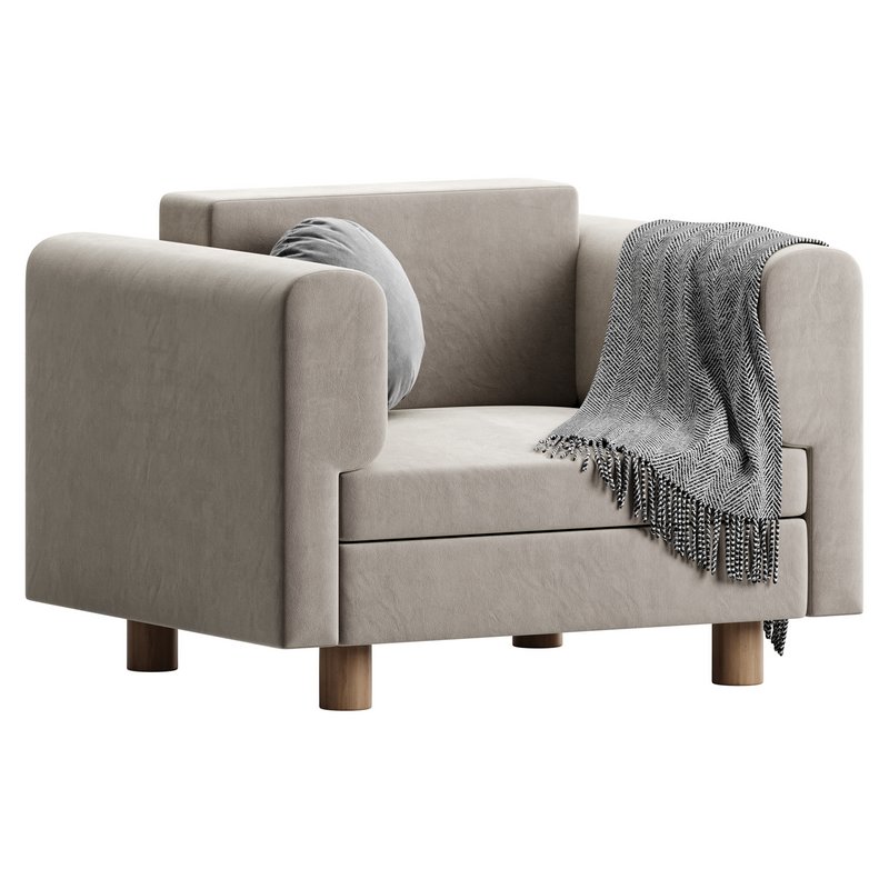 InMar Velvet Smoking Chair - Image 3