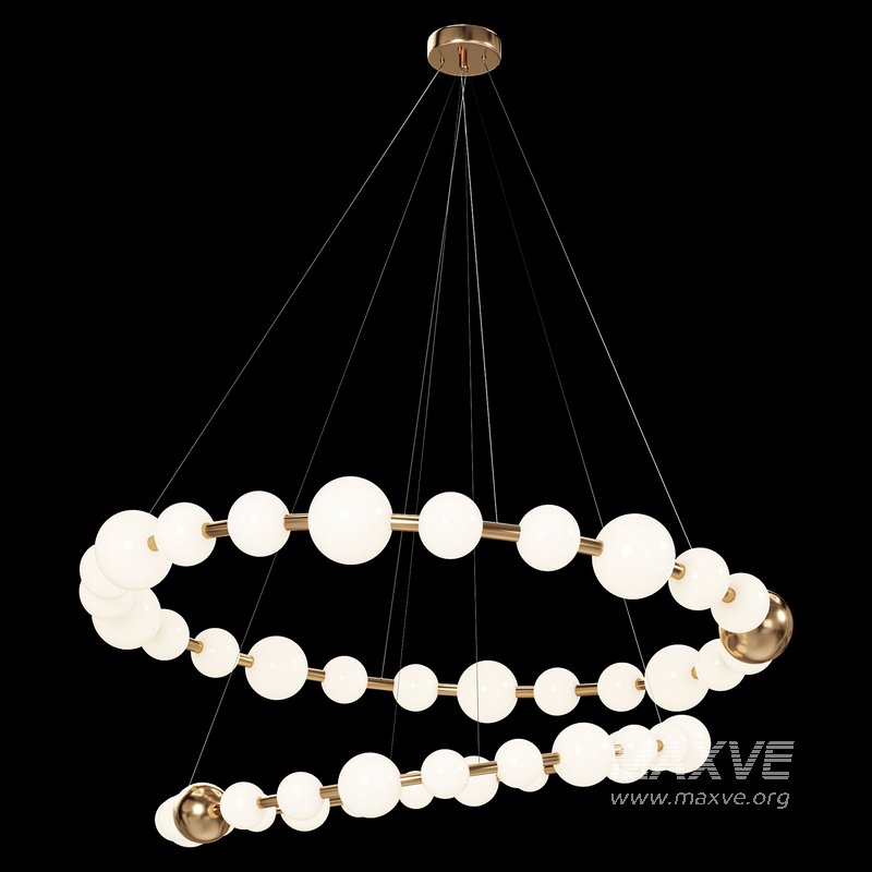 Acrylic Pearls 1 Chandelier, set - Image 3