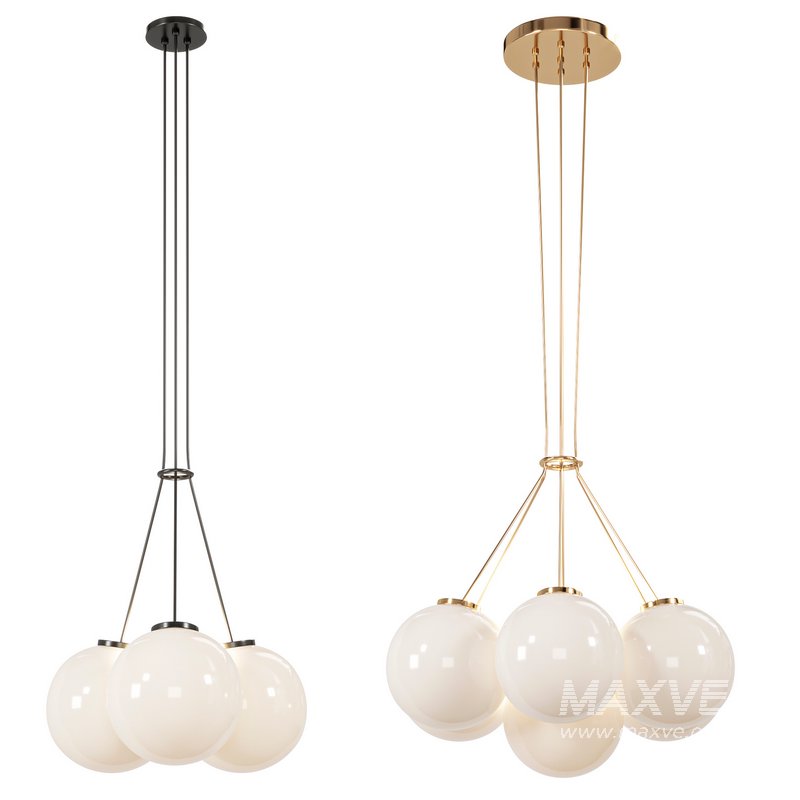 Glass 120 07R, 03R Chandelier set - Image 2