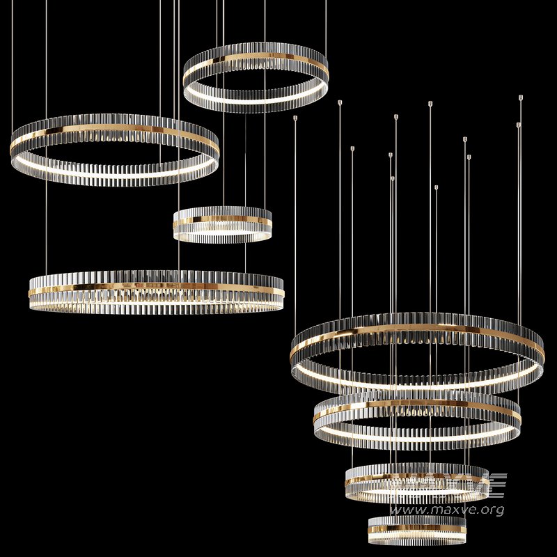 Baroncelli Saturno Chandelier - Image 4