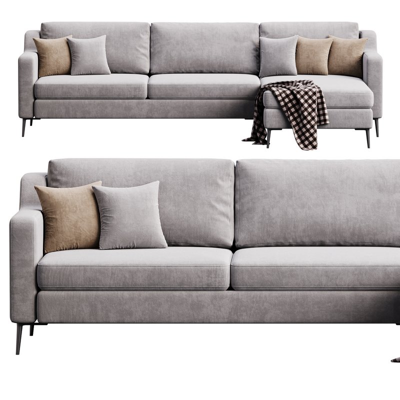 Corner sofa Halle L by Delavega - Image 3