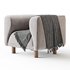Veneto Velvet Poudre Armchair - Thumbnail 5