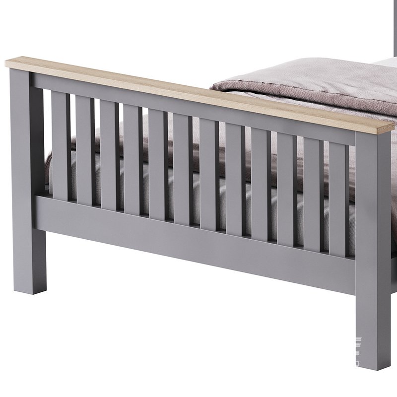 uhomepro Gray Full Size Bed - Image 2
