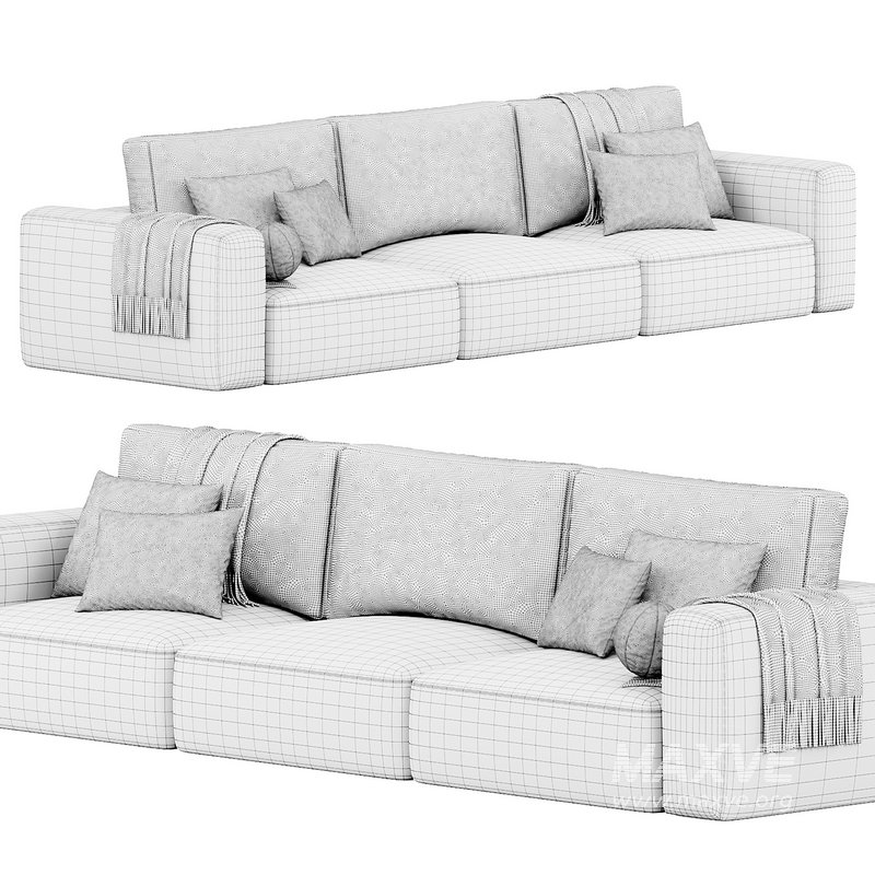 Lionel Three Seater Sofa By Weilai Concept - Image 4
