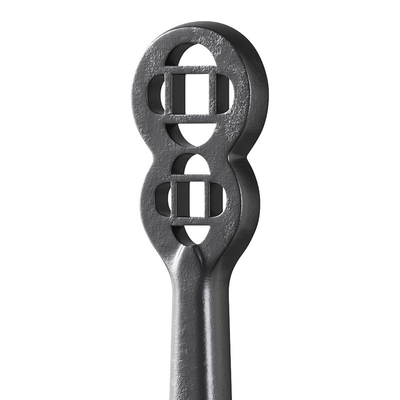 Polished Solid Aluminium Carpet Clip Stair Holder Pair - Image 3