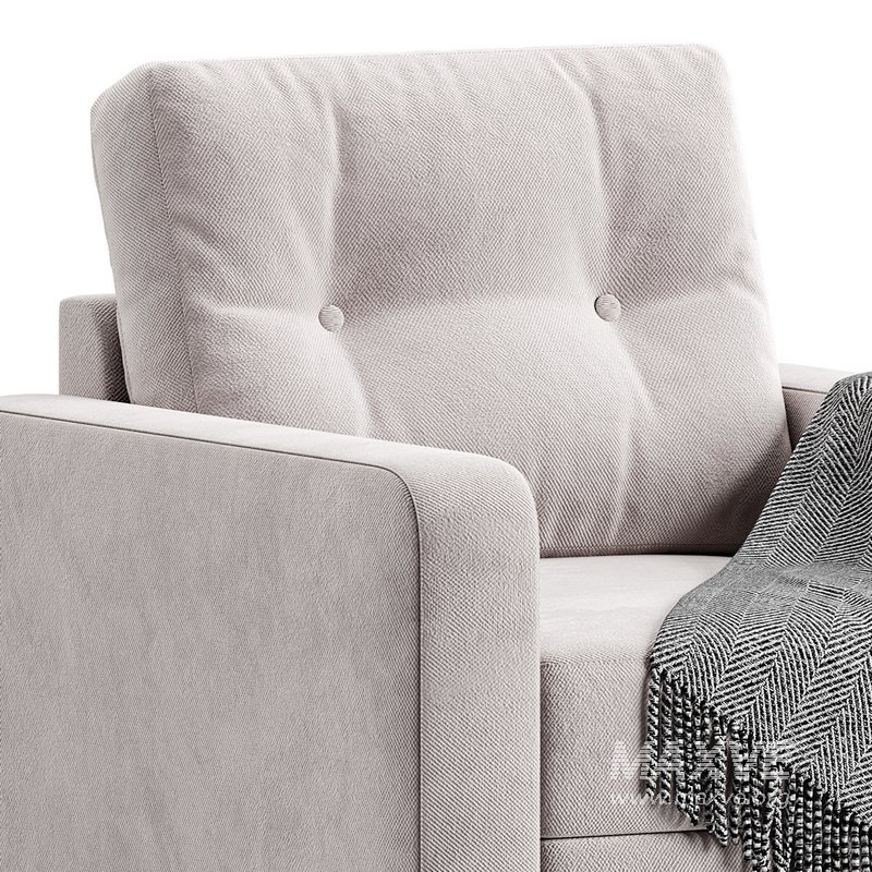 Deans armchair leather - Image 4