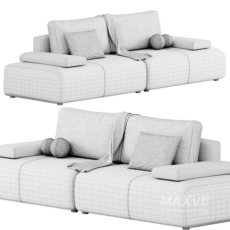 Hank L10 Two Seater Sofa By Weilai Concept - Image 5