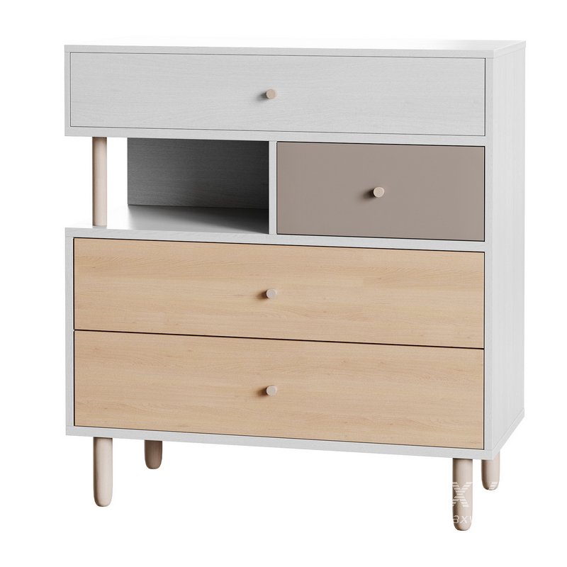 Deakins Chest of Drawers 1 Gene Latte Plywood - Image 3