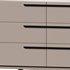 Kimball Chest of Drawers-3 White Wood Latte - Thumbnail 4