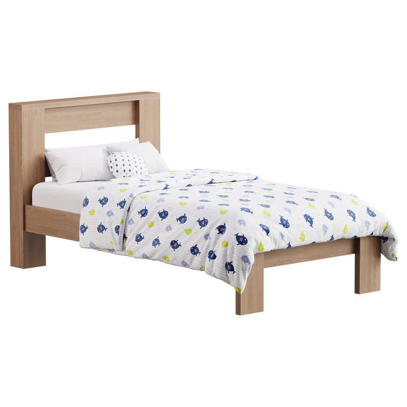 DHP Jaymee Kids Wood Platform Bed Frame - Image 2