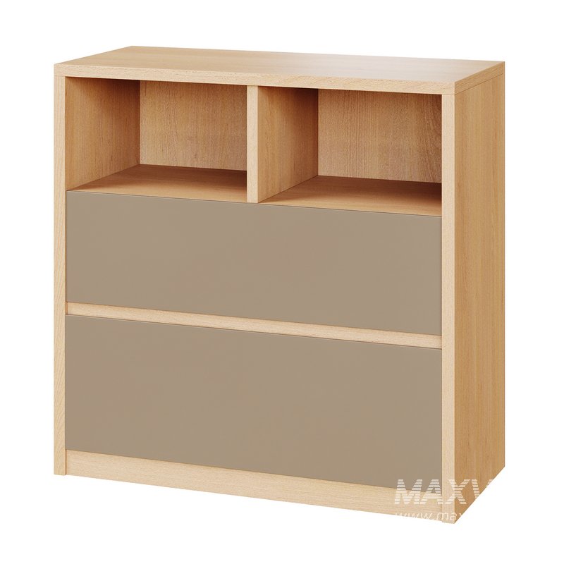 Penny Gene Plywood Latte Chest of Drawers - Image 9