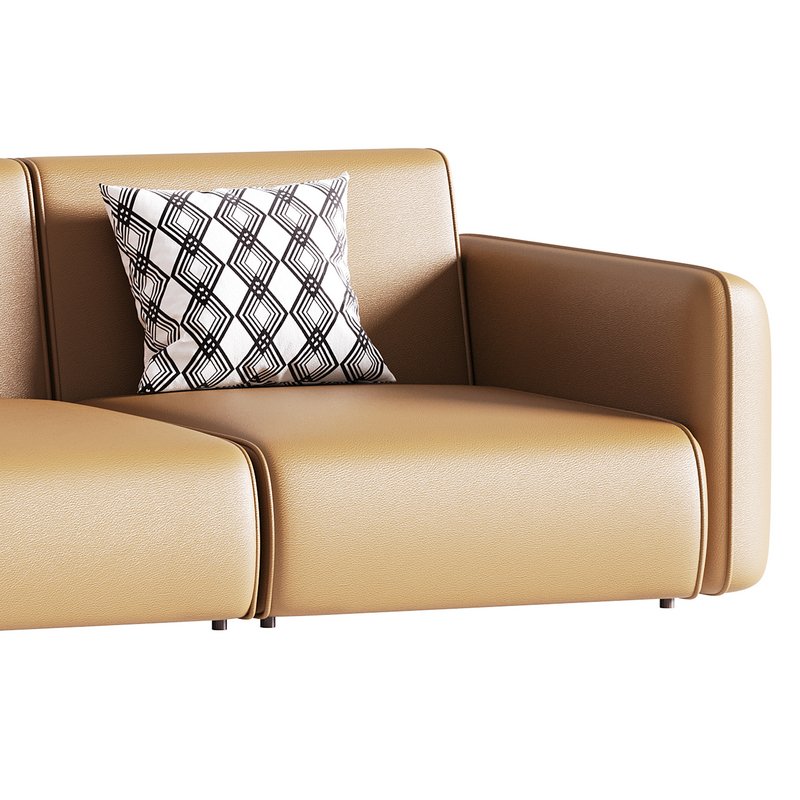 Modern Single Brown Sofa - Image 5