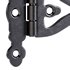 Black Wrought Iron Door Hinges - Thumbnail 4