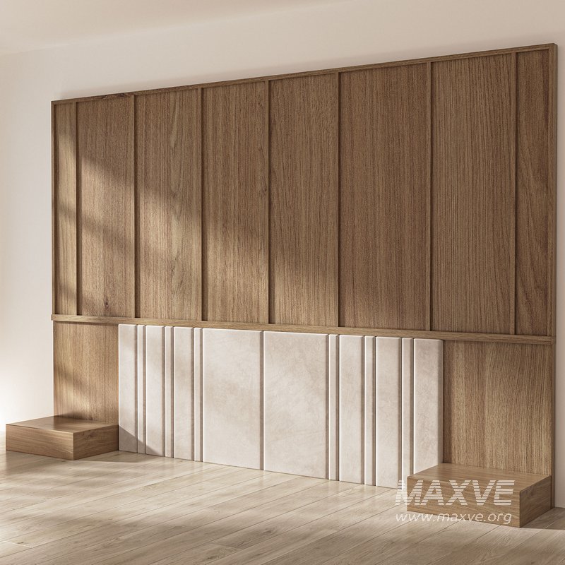 Decorative wall panel composition bedroom set 5 - Image 4