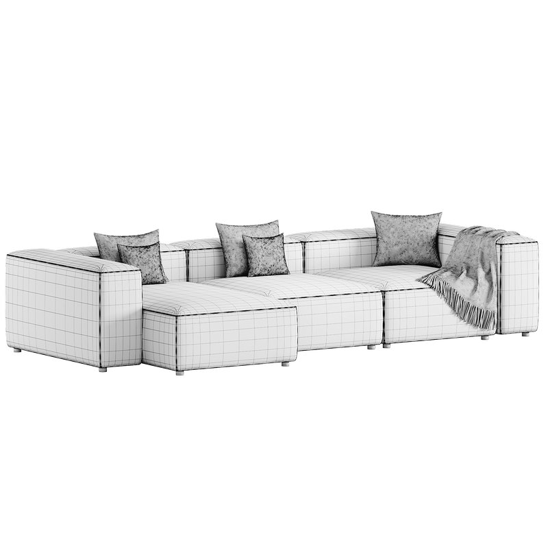 Cosima 3 seat Chaise Longue Sofa By Bolia - Image 5