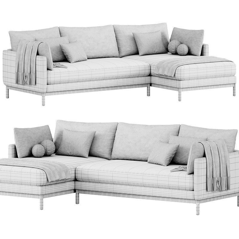 Hargrove Corner Sofa By West Elm - Image 6