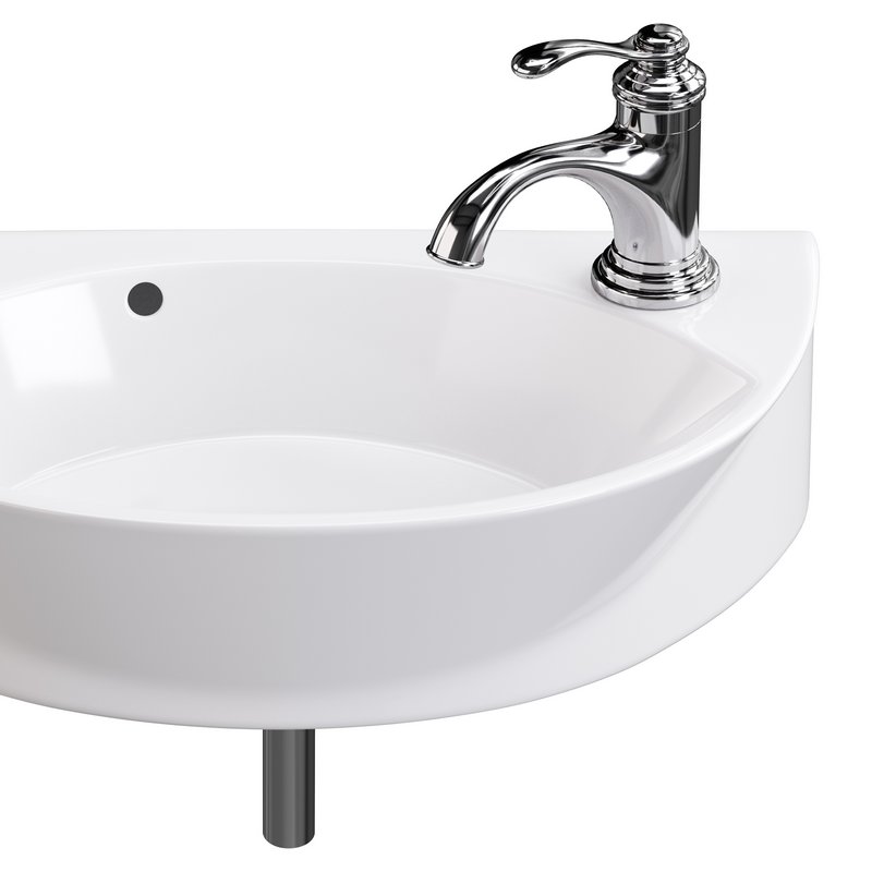 Small Wall Mount Sink for Bathroom - Image 4