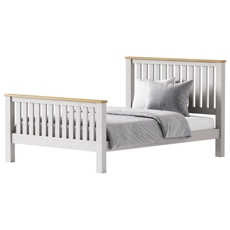 uhomepro Gray Full Size Bed - Image 5