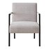 Hatton Steel Frame Boucle Accent Chair-Grey - Thumbnail 4