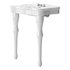 White Console Sink China Two Spindle Legs - Thumbnail 6