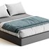 Grey Platform Bed - Thumbnail 5