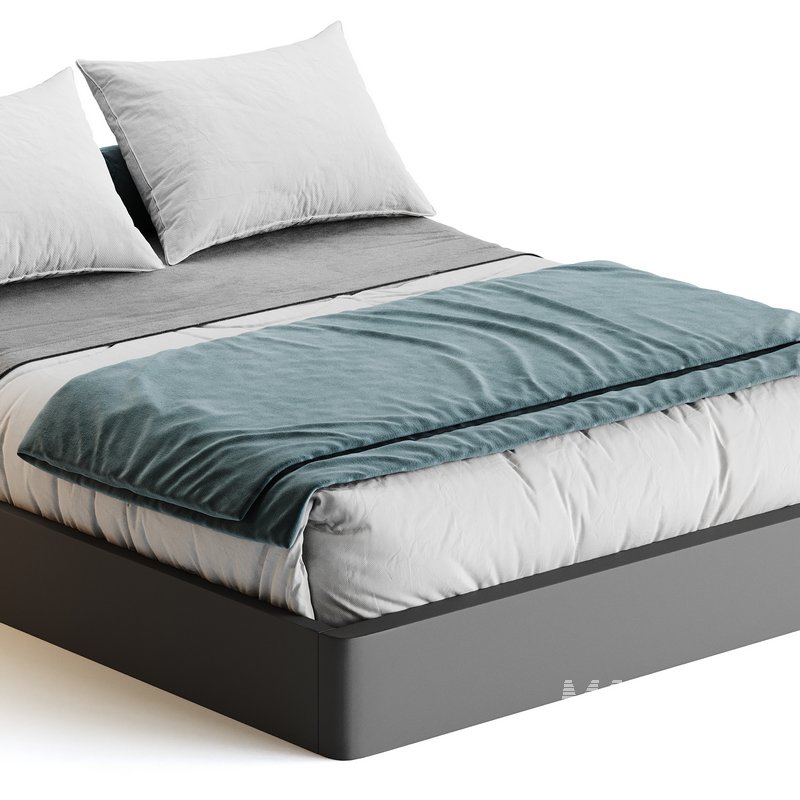 Grey Platform Bed - Image 5