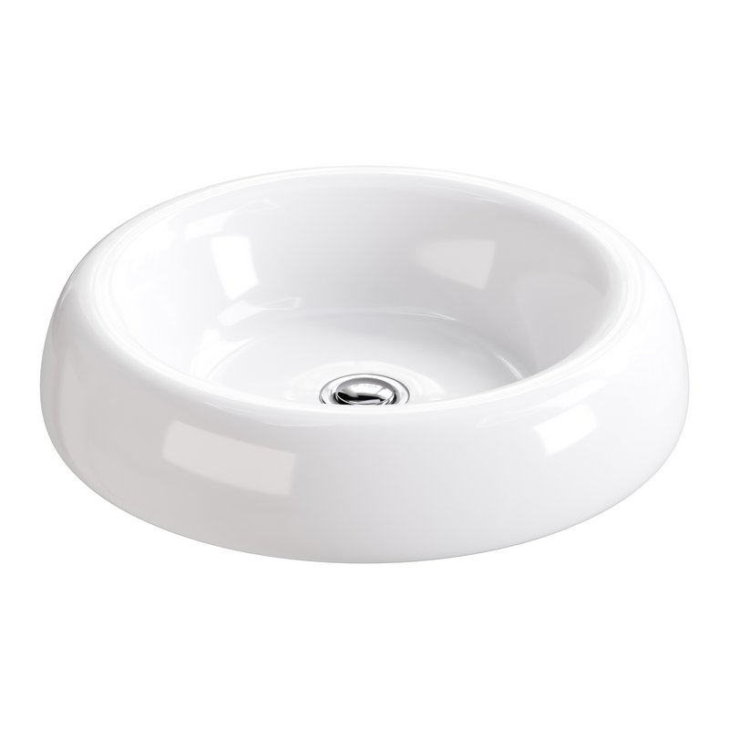 Bathroom Vessel Sink White Porcelain Tranquility - Image 7