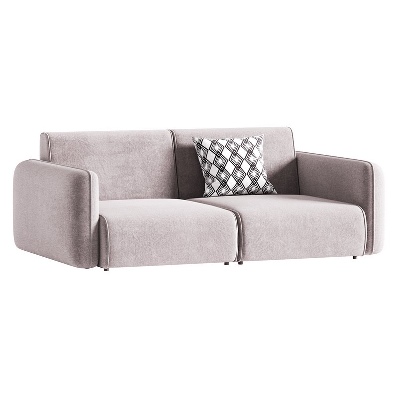 Modern Single Brown Sofa - Image 4