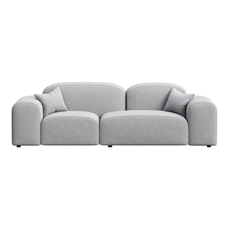 Modern Solid Sofa - Image 4