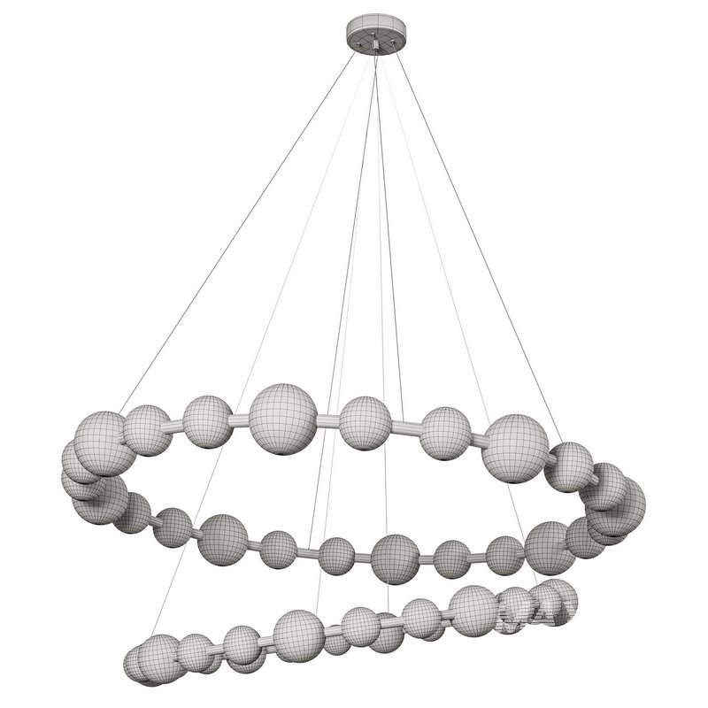 Acrylic Pearls 1 Chandelier, set - Image 4