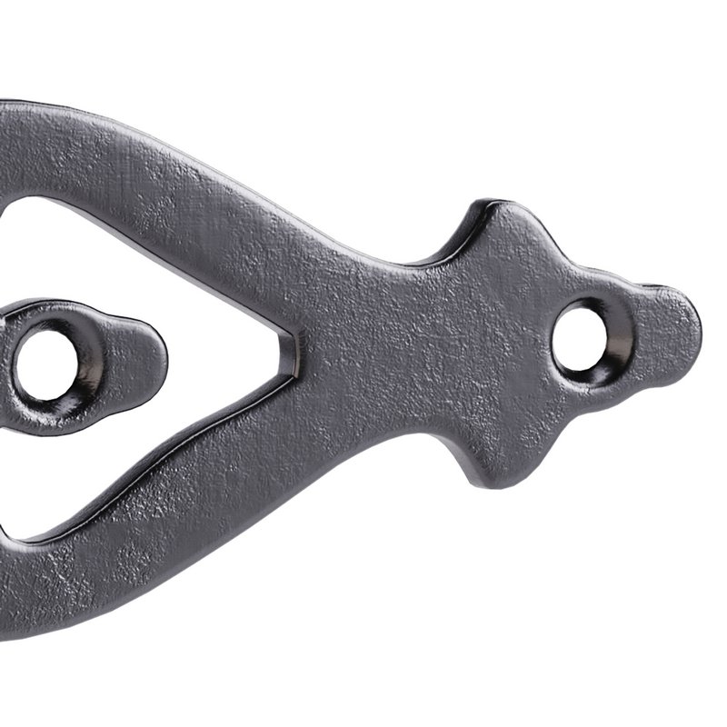 Black Wrought Iron Door Hinges - Image 5