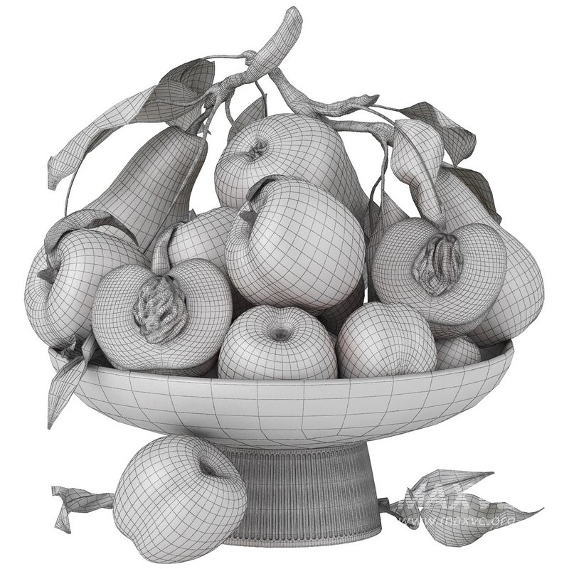 bowl of peaches and pears - Image 5