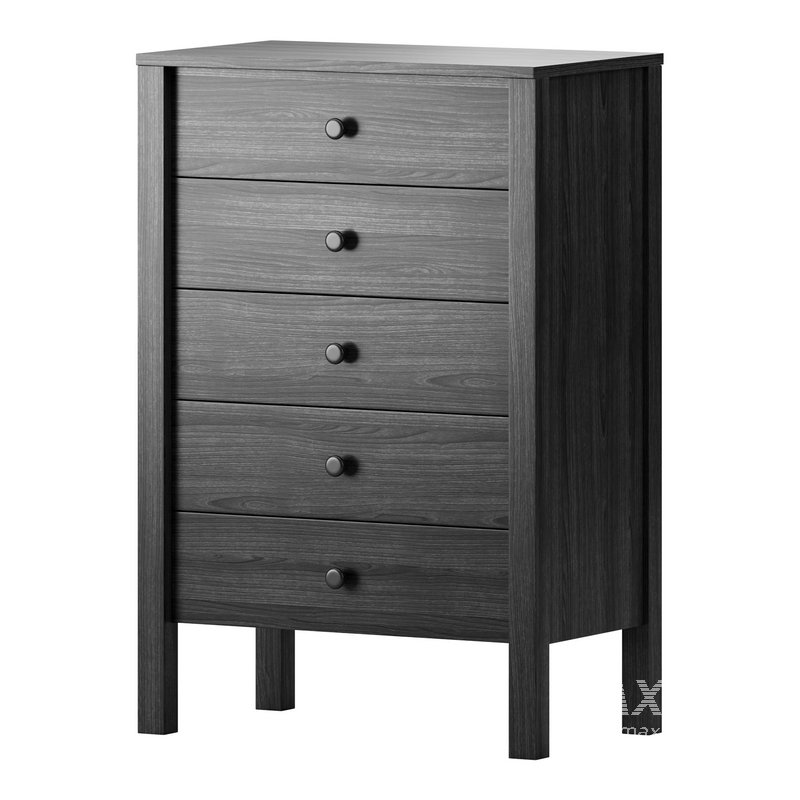 Calistoga 5 Drawer Tallboy Dresser - Image 4