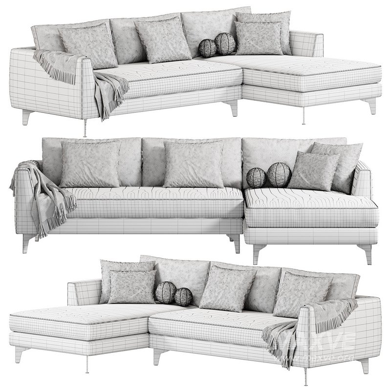 Meridiani Louis Up Sofa - Image 5