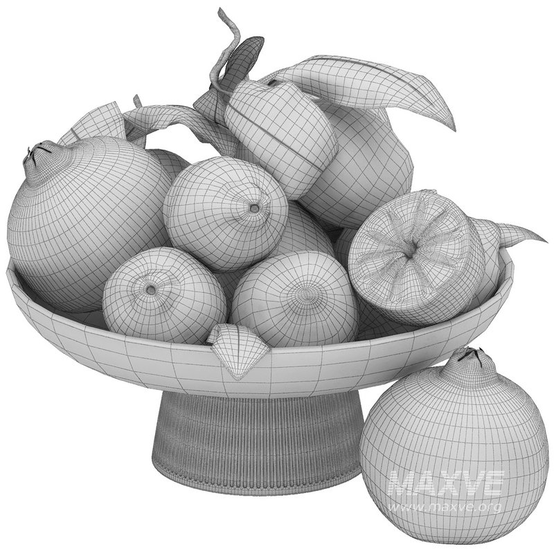 bowl of limes and pomegranates - Image 4