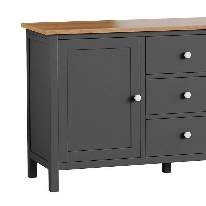 Chest of drawers 3 drawers and 2 doors Terek - Image 5