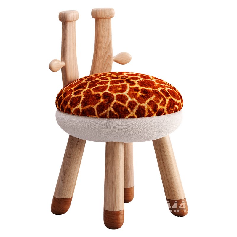 Wood chairs table farm animals - Image 5