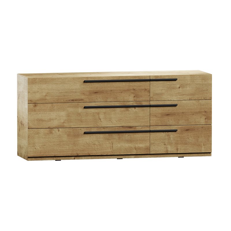 Kimball Chest of Drawers-3 White Wood Latte - Image 5