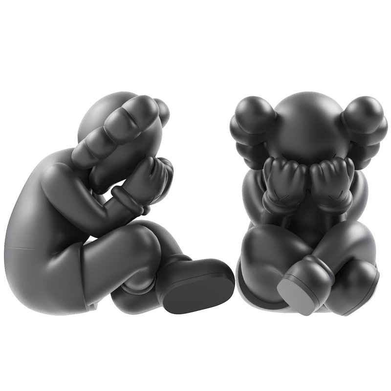 kaws separated vinyl figures collection - Image 5