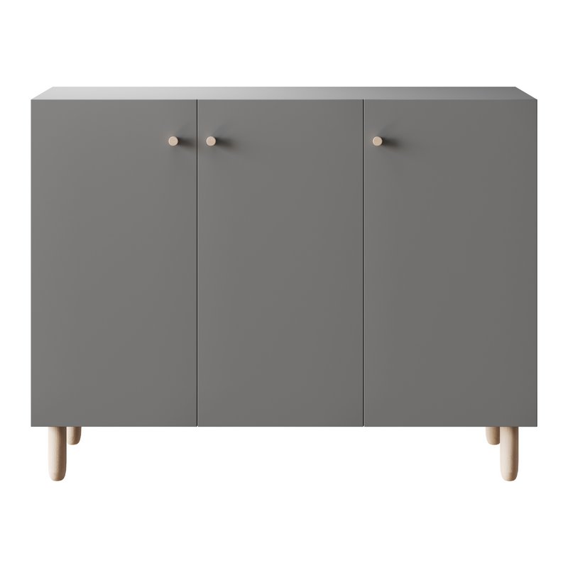Hanna s Cabinet 2 Grey - Image 5