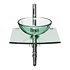 Unique Tempered Glass Wall Mount Vessel Sink - Thumbnail 6